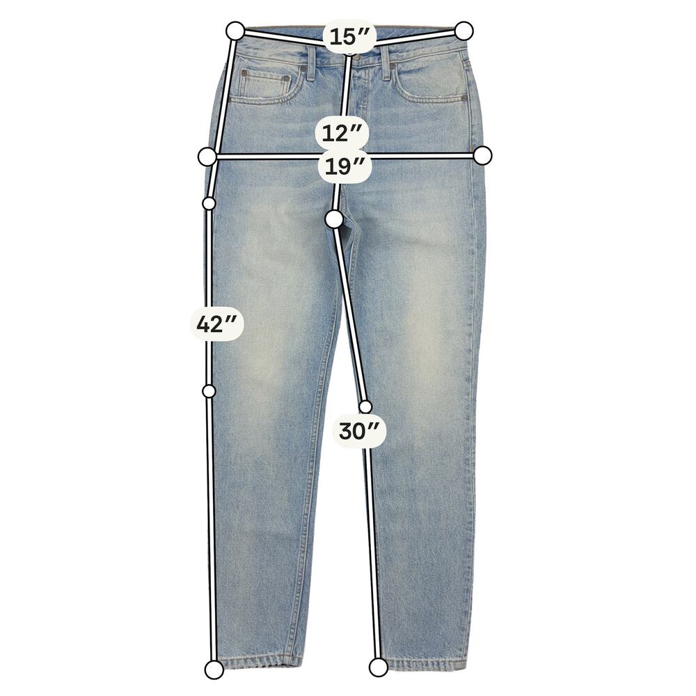 NWT Boyish Billy High Rise Skinny Jean 27 Barefoot in the Park Light Wash - Picture 3 of 13